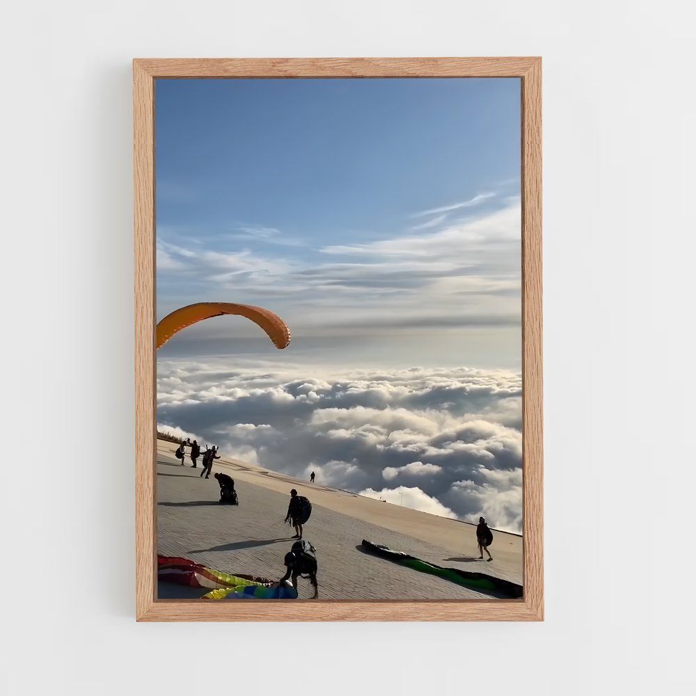 Poster Sommet des Champions – affiche Parapente (vue 4)